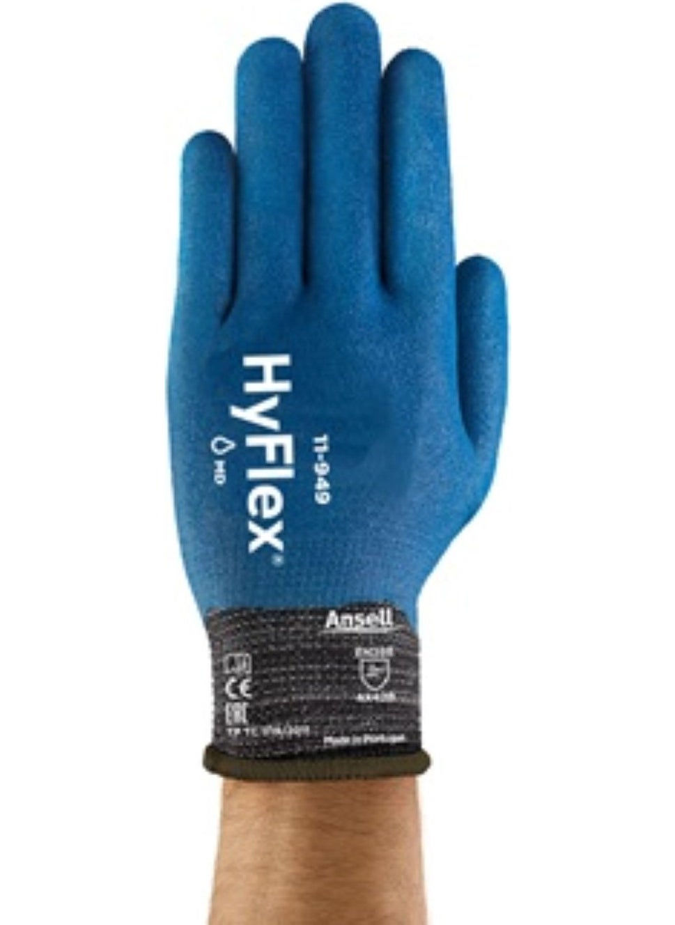 Dupont - Ansell Hyflex 11-949 Full Covered Cut, oil and grease Resistant Work Gloves - Image 1