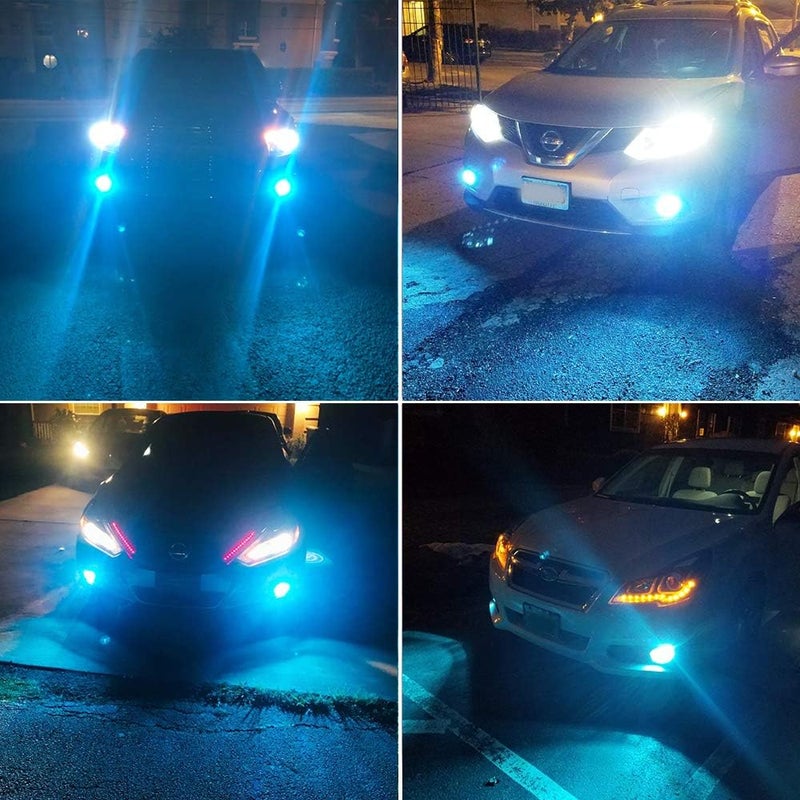 AUXLIGHT 881 LED Fog Light Bulbs - 3000 Lumens Ice Blue - Image 2