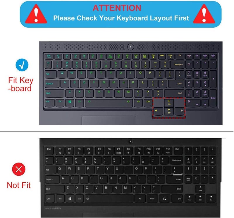 CASOSHIELD Keyboard Cover for Lenovo LOQ 15.6" 16", Legion 5 5i Pro, Legion Pro 7 7i, Legion Slim 7 7i, Legion 5 5i 5p 5pi 7 7i, IdeaPad Gaming 3, Legion Gaming Laptop 15.6 16 Keyboard Protector Skin - Image 2