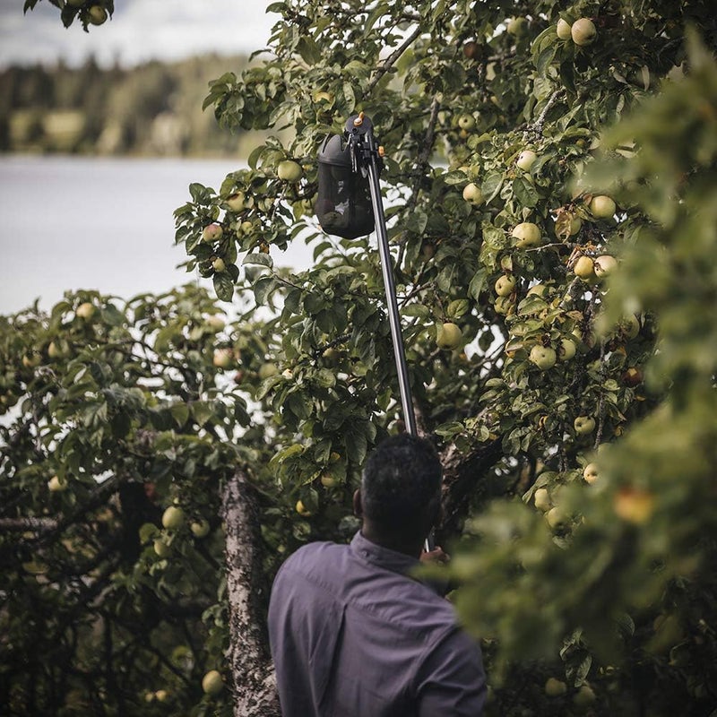 Fiskars Fruit Picker Basket with Adjustable Basket Angle Machine Washable Mesh Bag Fruit Harvesting Tool Pole Not Included - Image 5