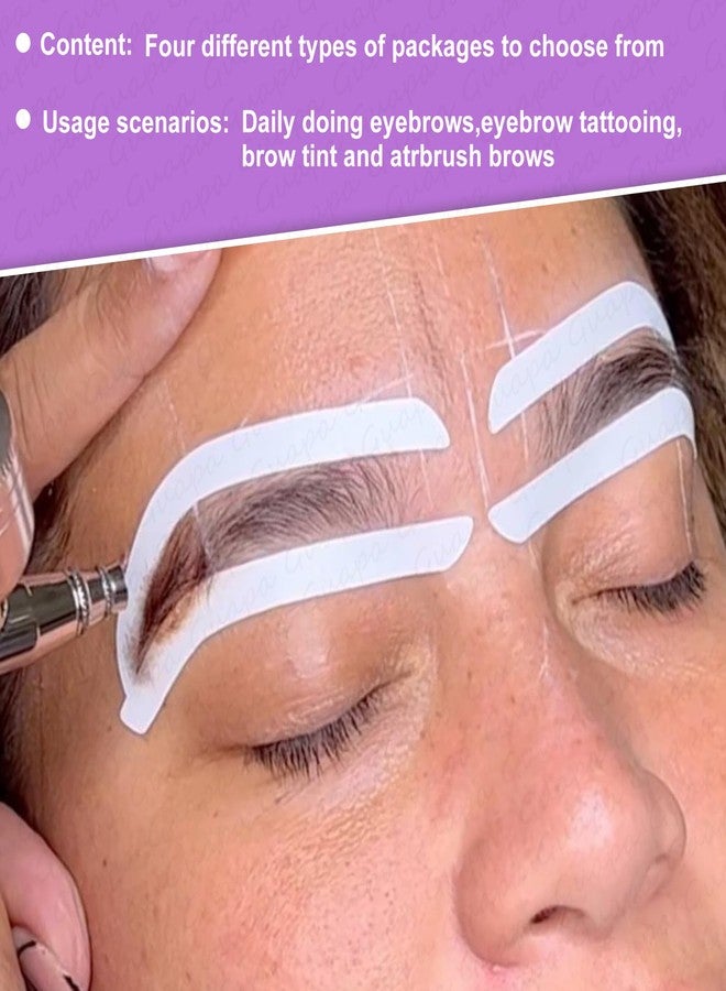 Guapa Versatile Eyebrow Tint Stencil Kit – Multiple Shape Options for Flawless, Customizable Brow Tinting - Image 4