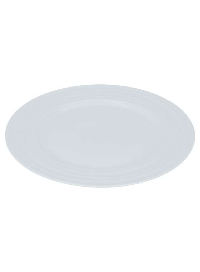 Alsaif Gallery Round white porcelain plate, 30 cm - Image 1