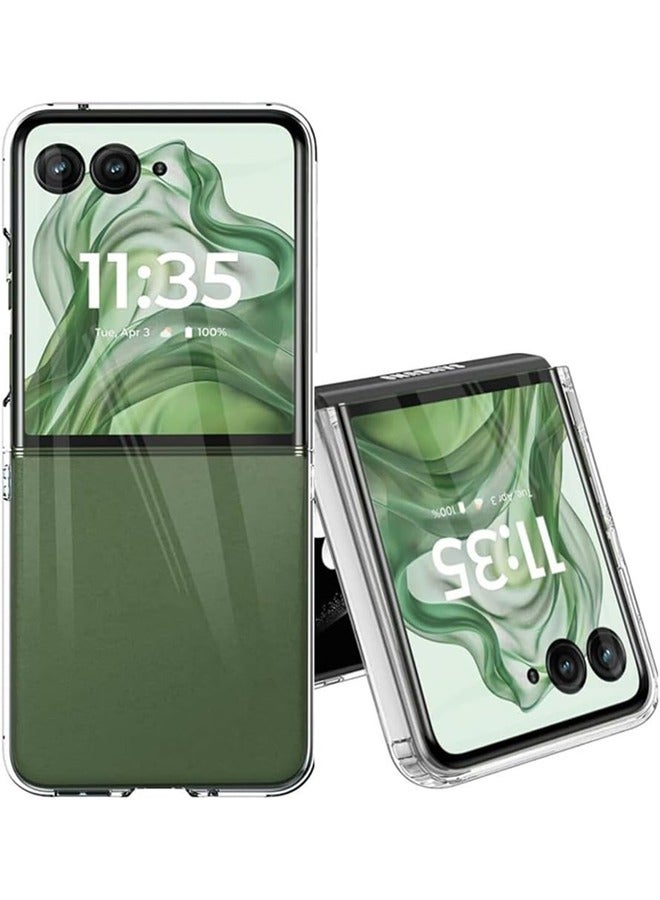 SJet Motorola Razr 50 Ultra/60 Pro Case Hard PC Back Cover for Moto Razr Plus 2024/Rzar Pro 2025 (Clear) - Image 3