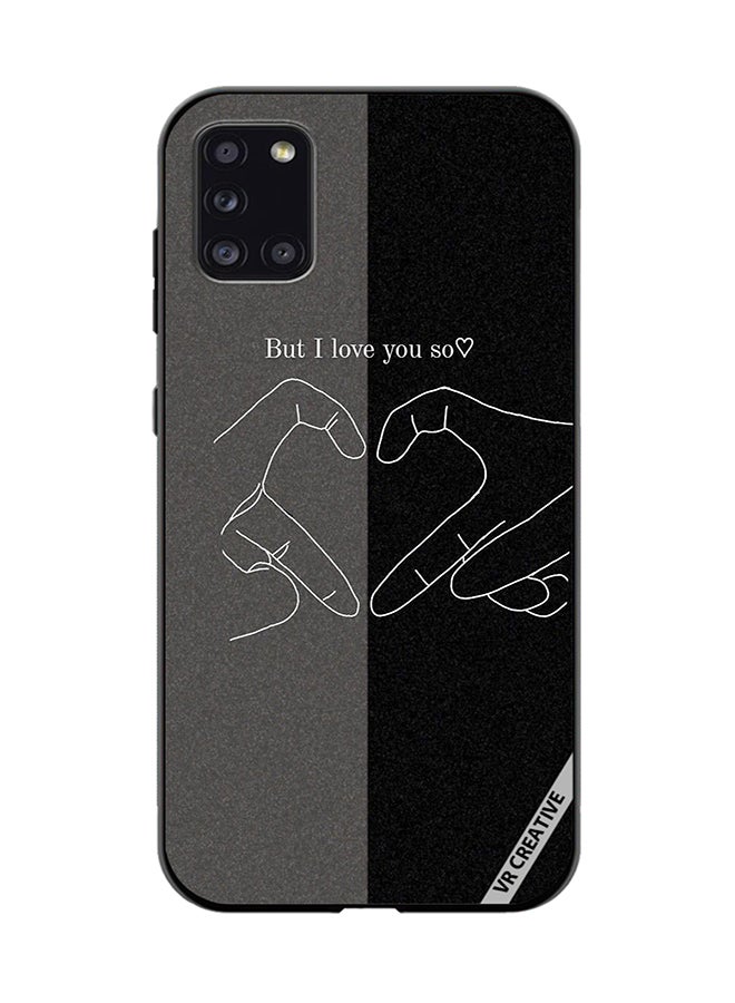 VR CREATIVE Protective Case Cover For Samsung Galaxy A31 Couple Design Multicolour - Image 1