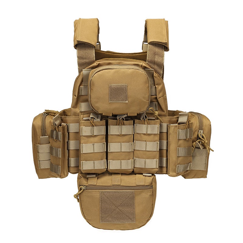 Camouflage Multi-Functional Tactical Vest Waterproof Oxford Outdoor Vest for Men and Women - Image 1