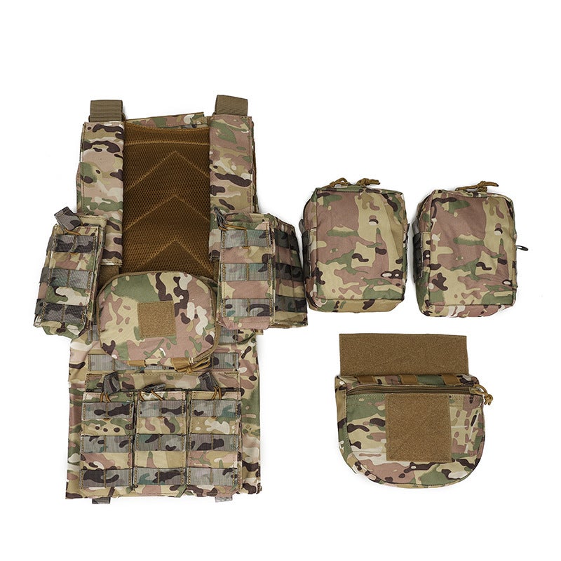 Camouflage Multi-Functional Tactical Vest Waterproof Oxford Outdoor Vest for Men and Women - Image 5