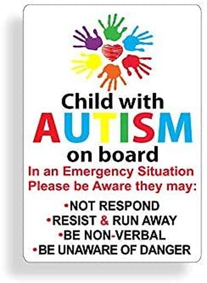 eDesign Autism Awareness Sticker Set 2 Pack (5 Inch Each) - Love Puzzle Sticker & Child with Autism On Board Decal, Waterproof UV Resistant Vinyl for Car Window & Bumper - Image 3
