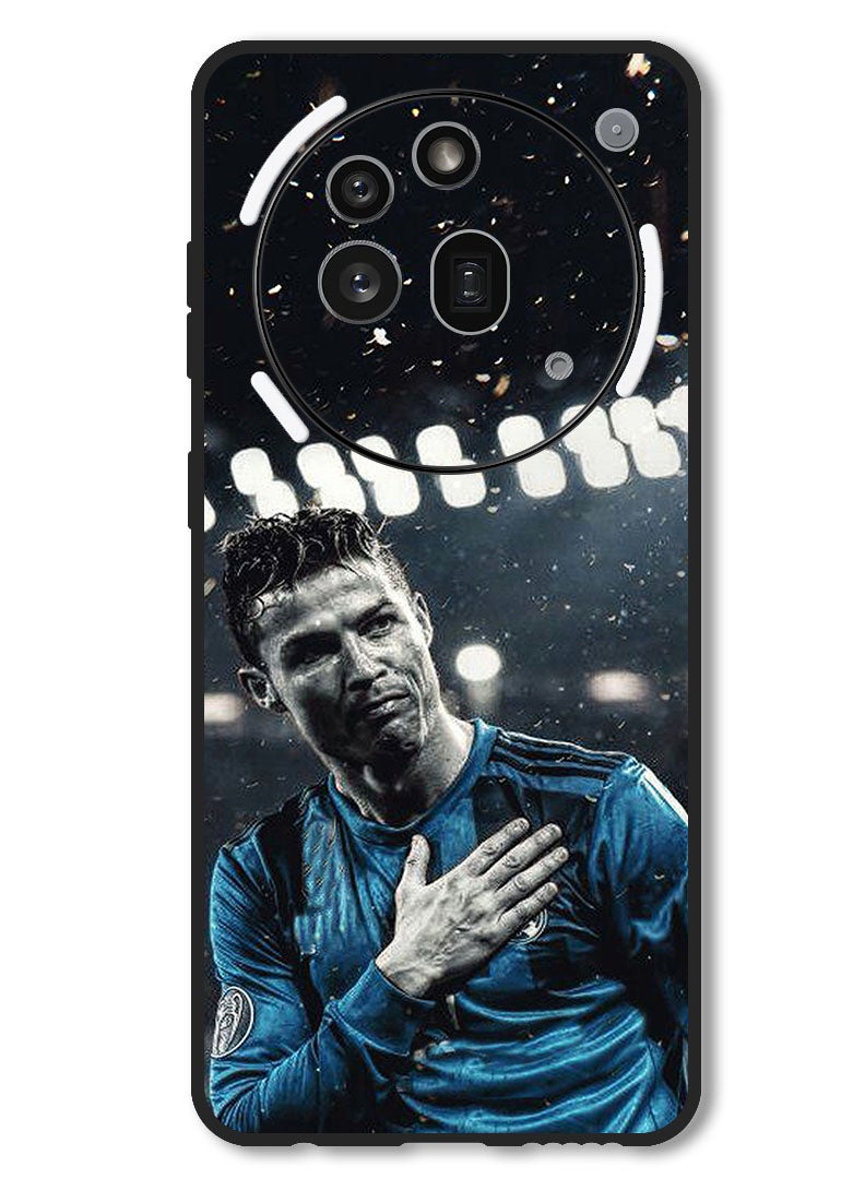 Theodor Case Compatible with Nothing Phone 3a Pro Protection Shockproof Bumper Cover Ronaldo Thanking - Image 1