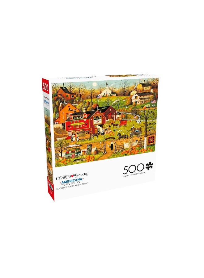 Buffalo Games - Charles Wysocki - Blackbirds Roost at Mill Creek - 500 Piece Jigsaw Puzzle for Adults Challenging Puzzle Perfect for Game Nights - Image 2