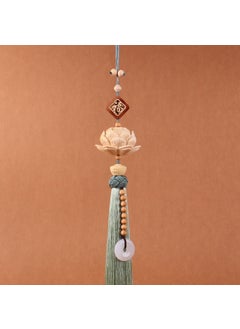Creative Lotus Car Pendant Charm Light green