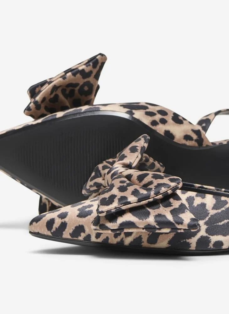 ONLY Onlcoco-6 Bow Leo Slingback Pumps