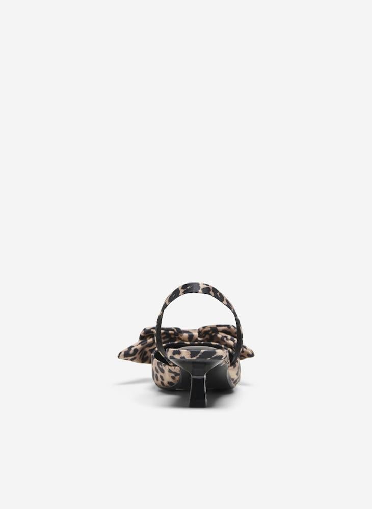 ONLY - Onlcoco-6 Bow Leo Slingback Pumps - Image 1
