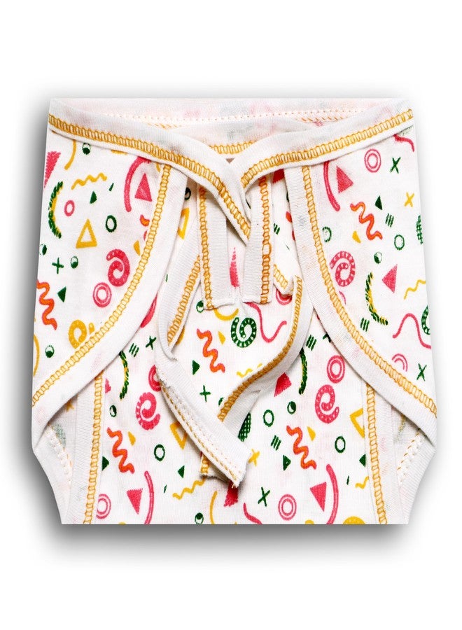 DON CARE Cotton Nappies for Newborn Baby 0-6 Months Soft Washable Reusable U-Shaped Langots Cloth Diapers for Babies Unisex Pack of 10 - Image 5