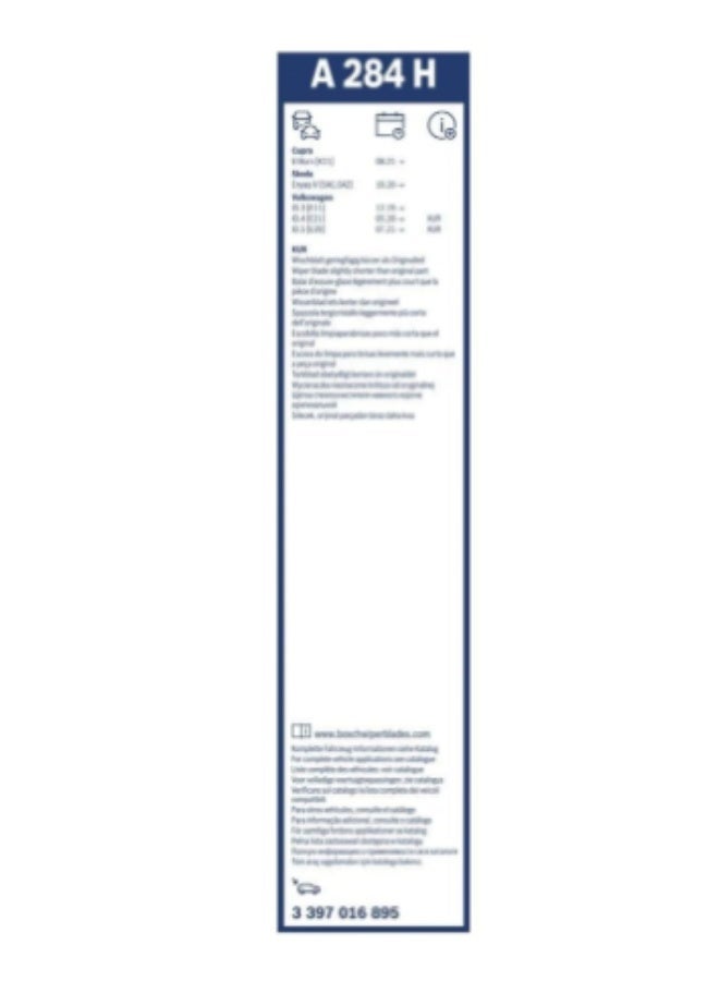 بوش مساحة خلفي بوش ايروتوين مقاس 9 بوصة - A284H سكودا أوكتافيا A7،A8 - Image 3