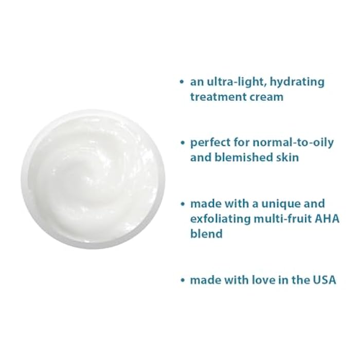 Raya Multi-Fruit Cream with AHA (G-323) | Light, Moisturizing Facial Treatment for Oily and Break-Out Skin | Helps Prevent Black-Heads, White-Heads, and Inflammation | Made with Alpha Hydroxy Acids - Image 3