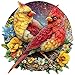 MEATRN Winter Cardinals Puzzles for Adults Fun Educational Wooden Puzzle Christmas Decorative Gift Relaxing Wood Puzzle Game for Family Friends 508 Pcs 165x167 in - Image 2
