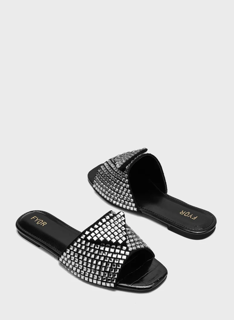 FYOR One Strap Flat Sandals
