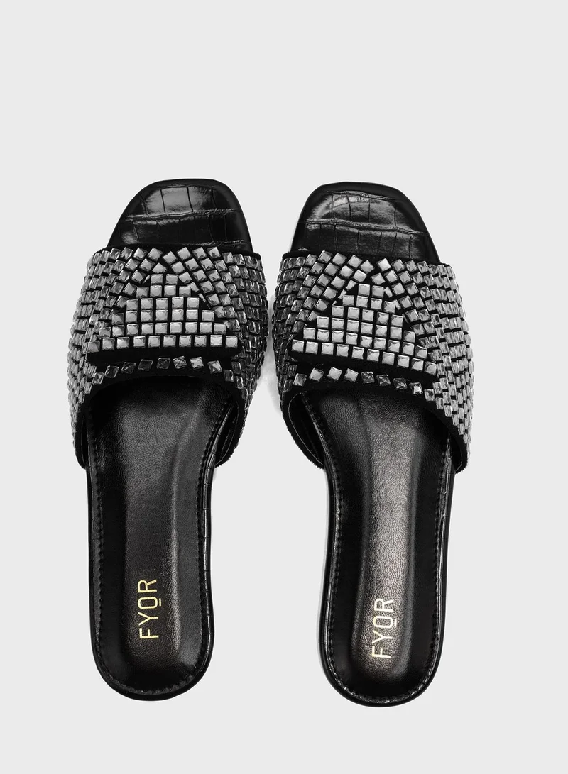 FYOR One Strap Flat Sandals