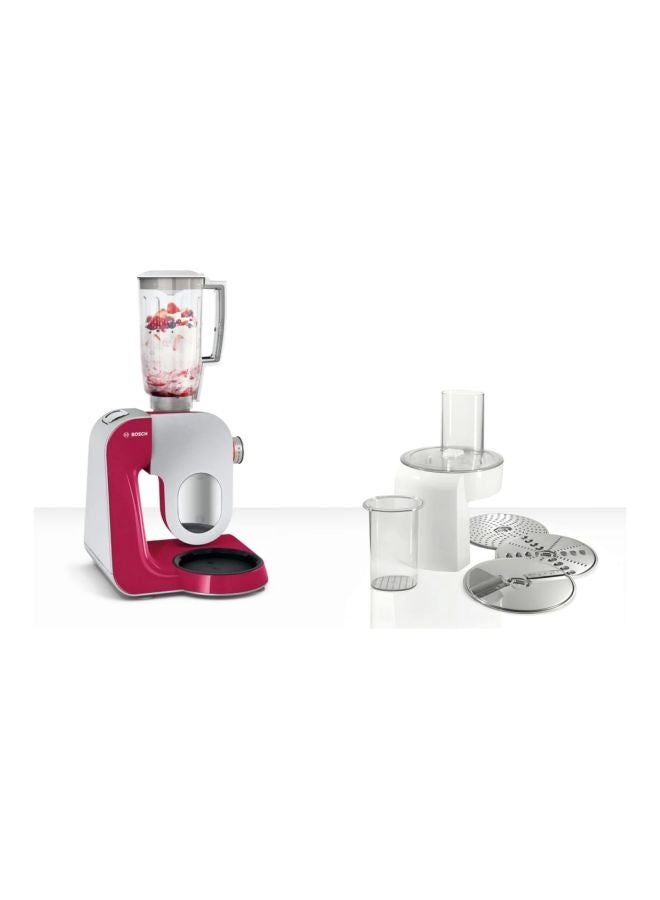 BOSCH Kitchen Machine Food Mixer 4 l 1000 W MUM58420 Clear/Red/White/Silver 3.9 L 1000 W MUM58420 Red/Silver - Image 5