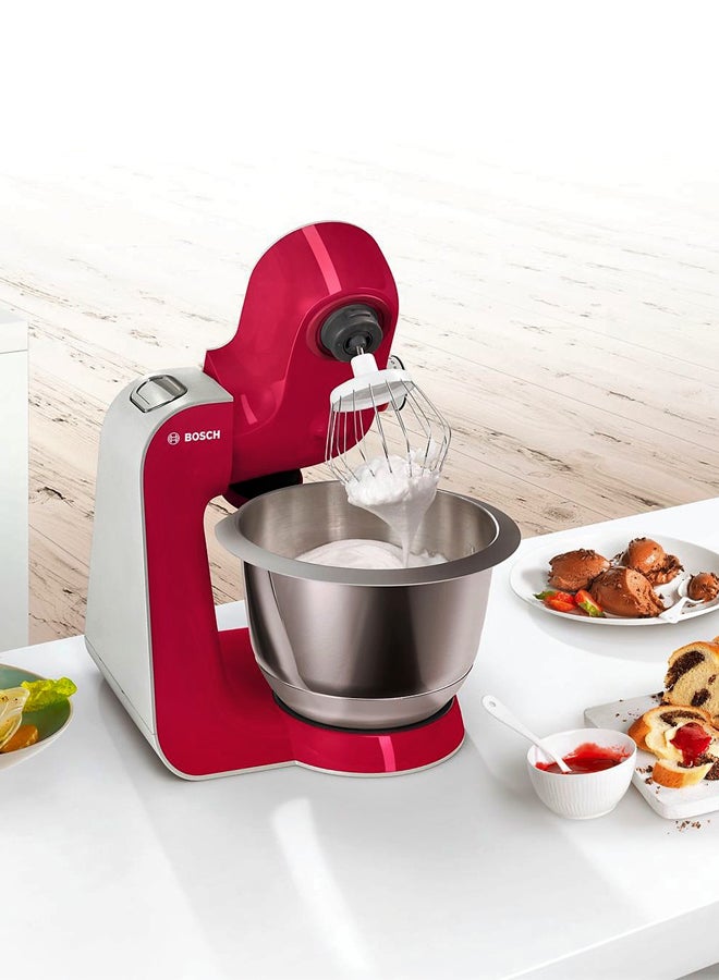 BOSCH Kitchen Machine Food Mixer 4 l 1000 W MUM58420 Clear/Red/White/Silver 3.9 L 1000 W MUM58420 Red/Silver - Image 4