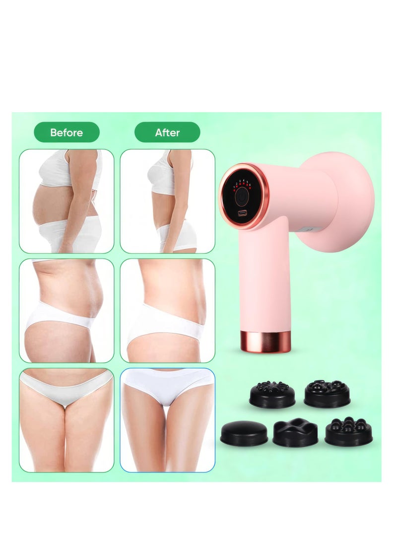 Generic - Powerful Deep Rolling Massager, 5 in 1 Body Sculpting Machine, Cordless Body Cellulite Remover, Fatigue Relief Massager, Customizable Speed Settings, for Belly, Waist, Arm, Hip and Leg Fat - Image 1