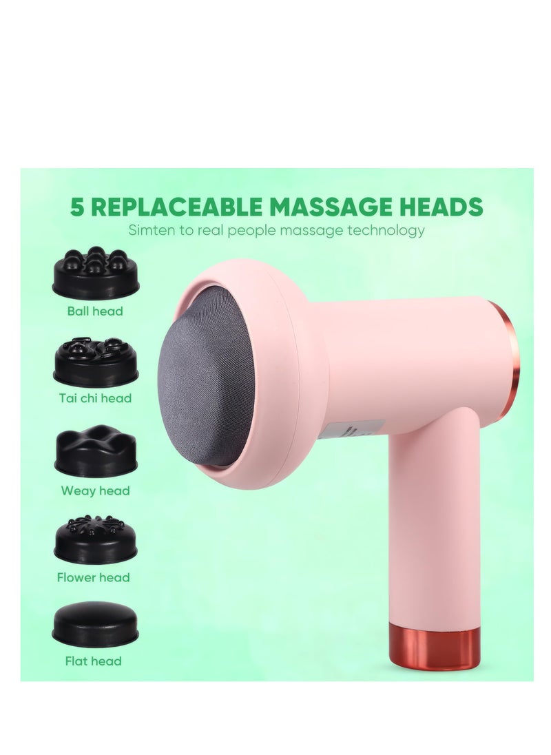 Generic - Powerful Deep Rolling Massager, 5 in 1 Body Sculpting Machine, Cordless Body Cellulite Remover, Fatigue Relief Massager, Customizable Speed Settings, for Belly, Waist, Arm, Hip and Leg Fat - Image 1
