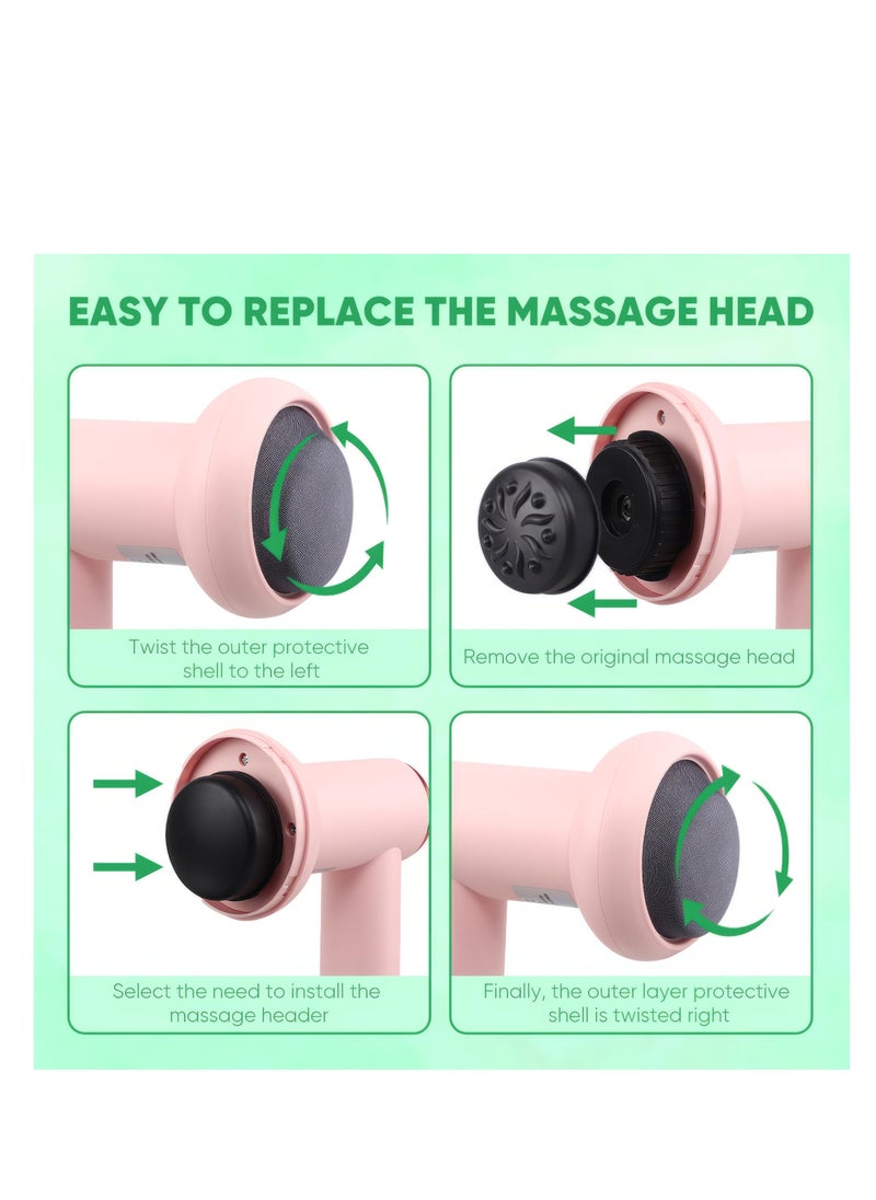 Generic - Powerful Deep Rolling Massager, 5 in 1 Body Sculpting Machine, Cordless Body Cellulite Remover, Fatigue Relief Massager, Customizable Speed Settings, for Belly, Waist, Arm, Hip and Leg Fat - Image 1