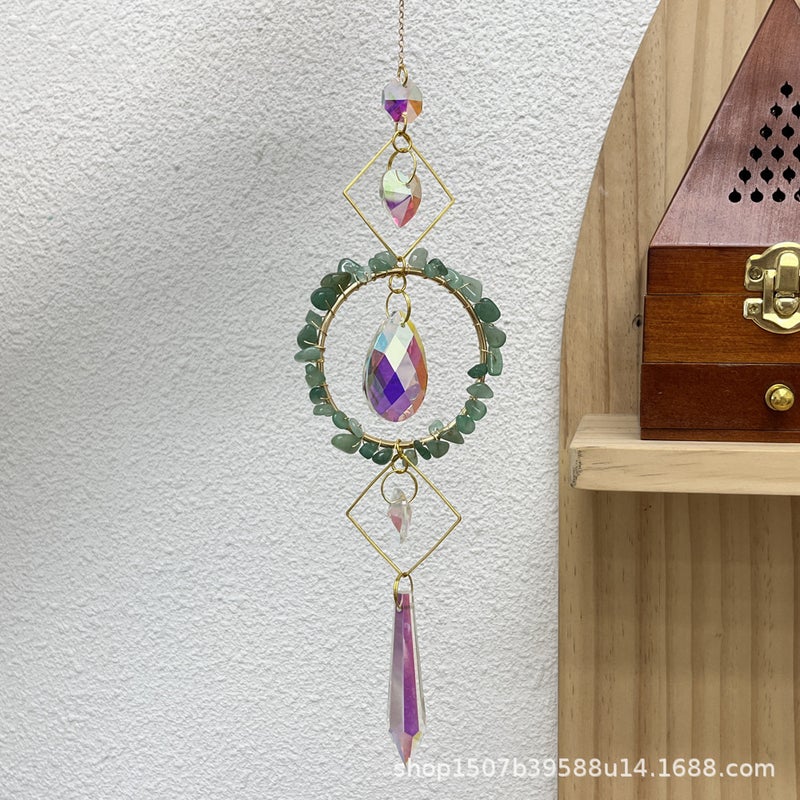 Sale Suncatcher Suncatcher Light And Shadow Wind Bell Pendant Natural Gravel Crystal Suncatcher - Image 4
