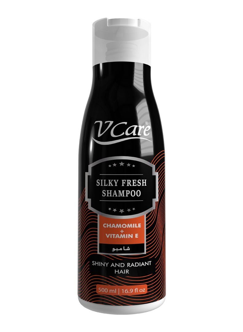 Vcare Shampoo - 500 ml Gentle & Nourishing Formula | Chamomile & Vitamin E Extract | Enhances Shine, Promotes Healthy Hair - Image 1