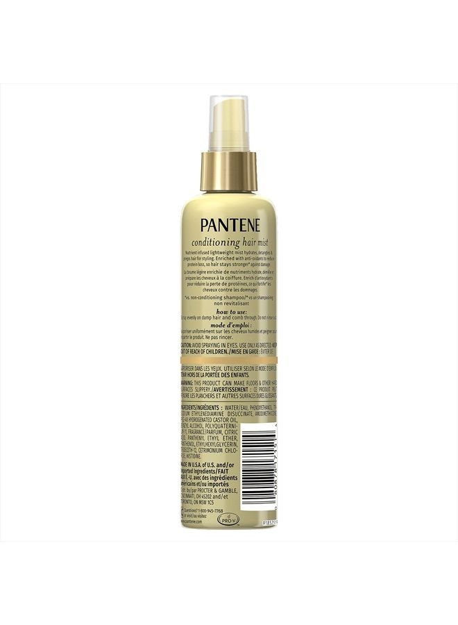 Pantene Pro-V Nutrient Boost Moisture Conditioning Mist Nourishing and Renewing Detangler, 8.5 fl oz - Image 2