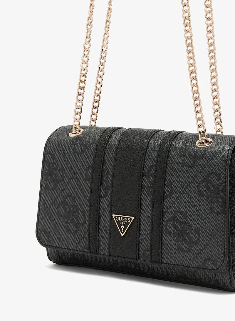 Guess  Noelle II Flap Over Convertible Crossbody Bag for Women | Best Price UAE