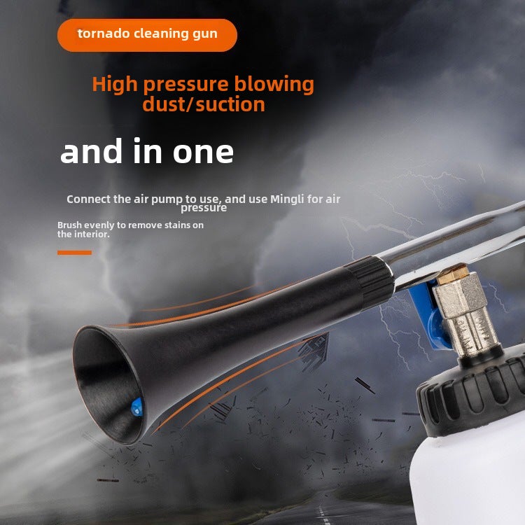 Tornado car wash tool cleaning gun spraying can pneumatic blowing dust removal car interior cleaning machine engine compartment spray gun(HT-01 Tornado Cleaning Gun) - Image 4