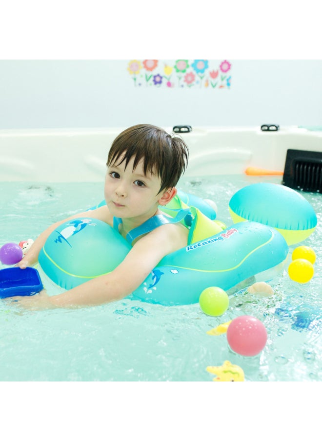 Generic - Self-swimming Baby Prone Ring Special Edition With Floating Ball Free Baby Children Baby Swimming Ring Floating Ring Armpit Ring One Year Old-Inside Diameter After Inflation:Lie Circle Special Edition L Code 1-2 Years Old - Image 1