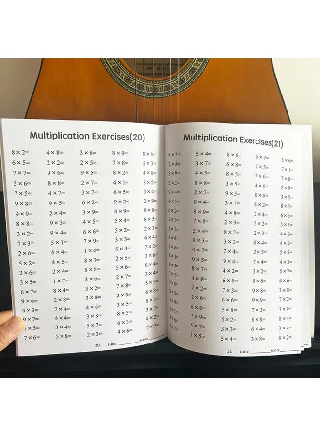 Math Workbook 48 Pages Multiplication Division Times Tables Critical Thinking Exercises Kids Elementary Grade - Image 4