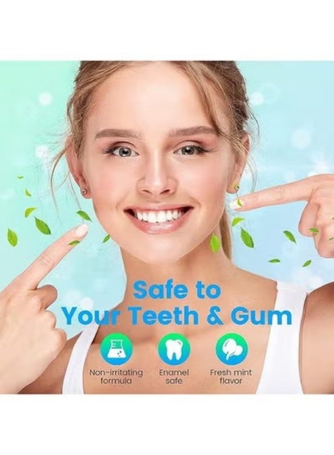 هافن 5D أشرطة تبييض الأسنان البيضاء، طقم تبييض الأسنان، أدوات تنظيف الأسنان، متقدم سريع فعال ذو أهمية تبييض مريح، لتنظيف بقع الأسنان بقع القهوة طلاء الأسنان 5PCS. - Image 4