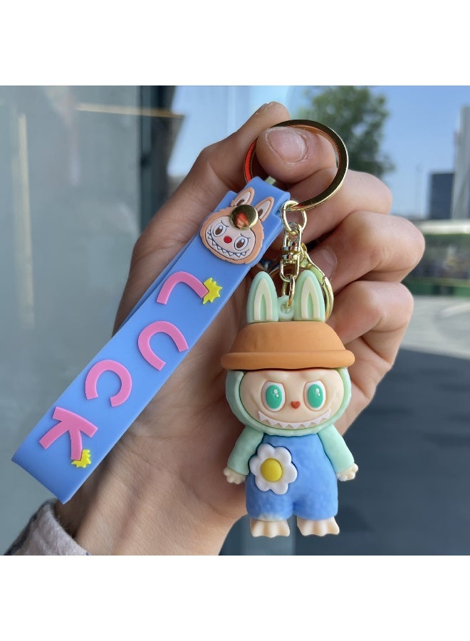NIBEMINENT LABUBU Keychains, Cute Figurines, Student Schoolbag Pendants And Gifts 