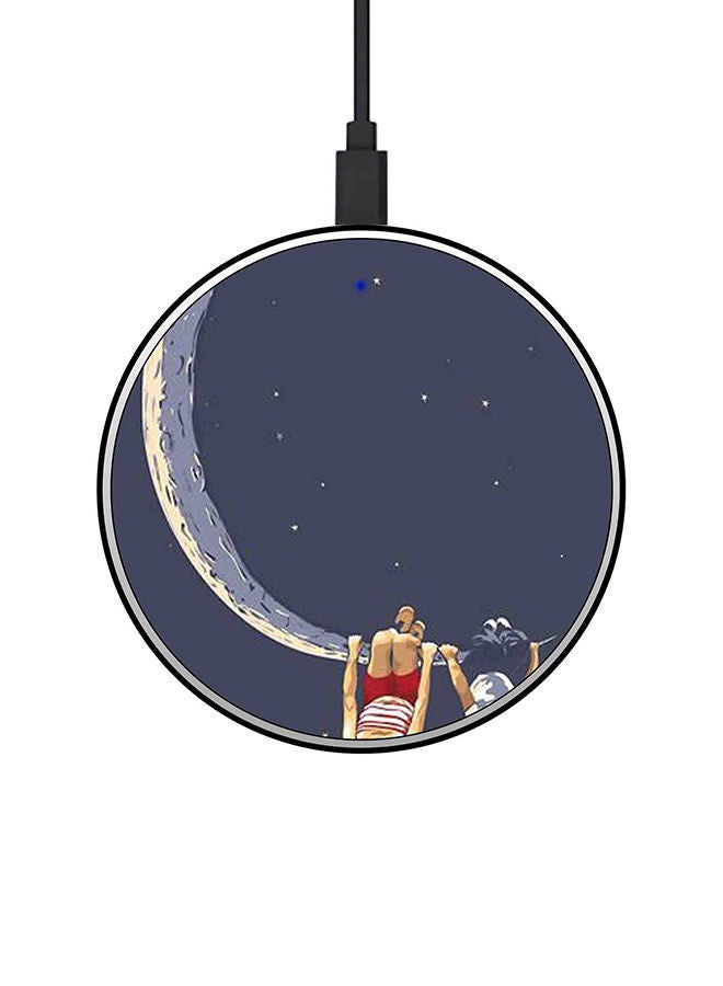 NIBEMINENT 15W Ultra Slim Fast Wireless Charger Multicolour