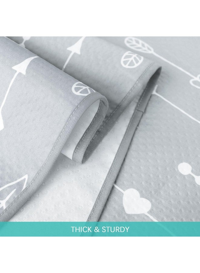 Biloban Splat Mat 2 Pack for Under High Chair & Arts & Crafts & Eating Mess, Waterproof Baby Playtime Anti-Slip Mat for Floor or Table, Reusable & Portable Splash Mat 42” ×46” - Image 3