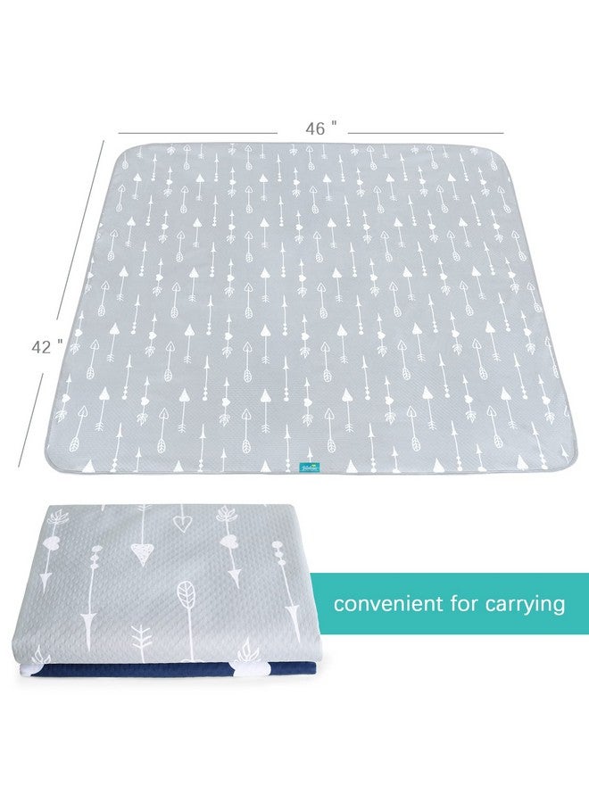 Biloban Splat Mat 2 Pack for Under High Chair & Arts & Crafts & Eating Mess, Waterproof Baby Playtime Anti-Slip Mat for Floor or Table, Reusable & Portable Splash Mat 42” ×46” - Image 2