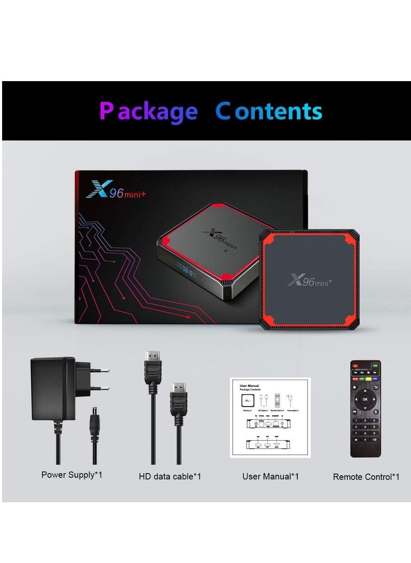 X96 - X96 Mini Plus TV Box | Android 9.0 | Amlogic S905W4 Quad-Core A53 | 5G Dual WiFi | 4K & 6K Support | H.265 | Google & YouTube | Media Player | 2GB RAM + 16GB ROM | HDMI 2.0 | Streaming Device - Image 1