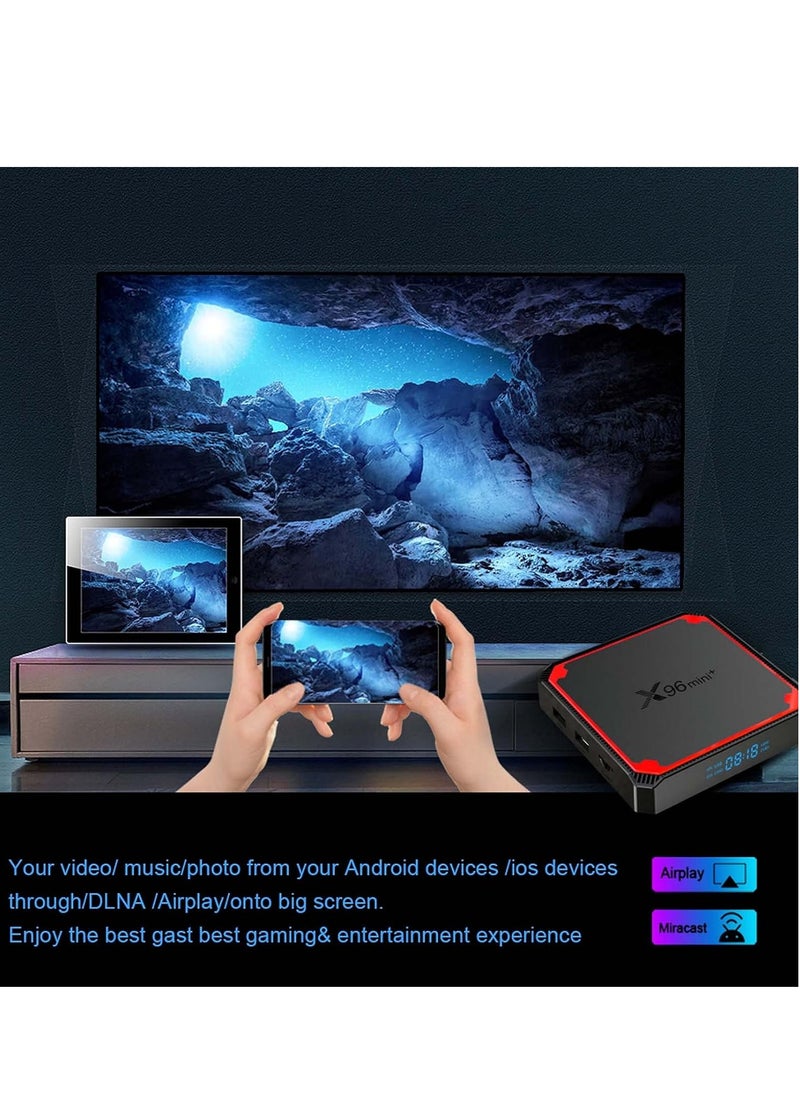 X96 - X96 Mini Plus TV Box | Android 9.0 | Amlogic S905W4 Quad-Core A53 | 5G Dual WiFi | 4K & 6K Support | H.265 | Google & YouTube | Media Player | 2GB RAM + 16GB ROM | HDMI 2.0 | Streaming Device - Image 1