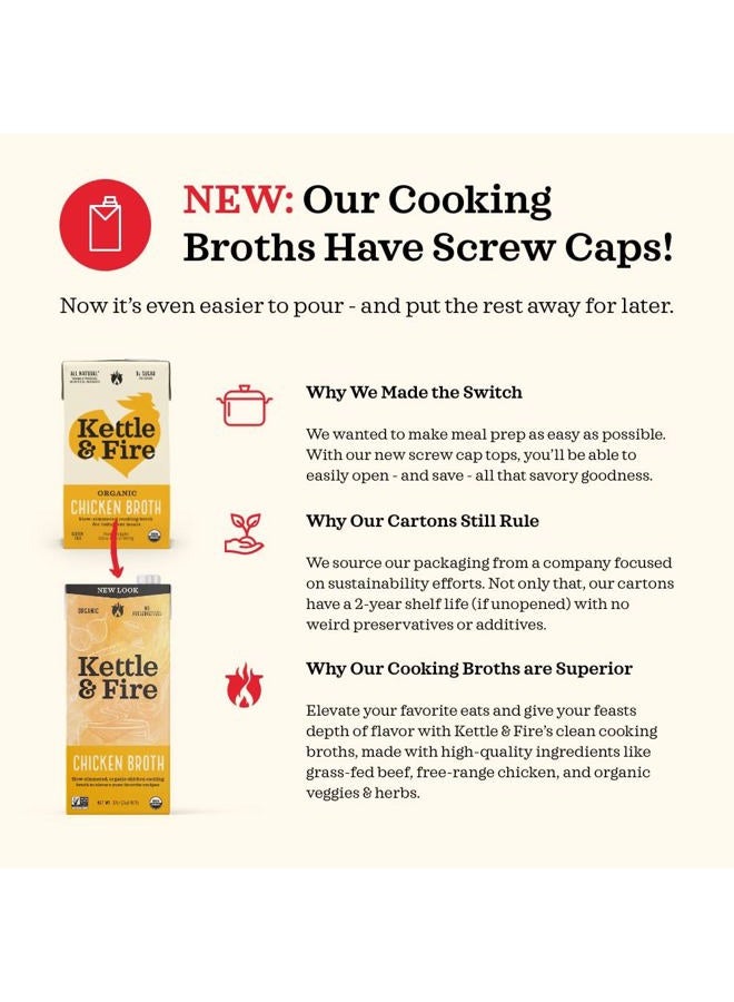 Kettle & Fire Kettle And Fire Broth Chkn Cookng Ls 32 OZ - Image 5