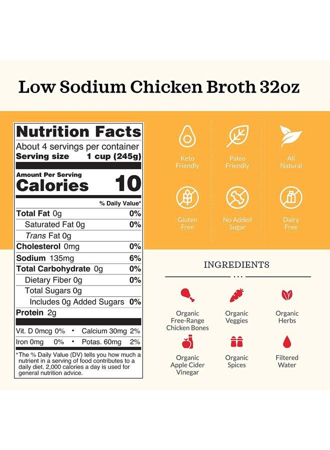 Kettle & Fire Kettle And Fire Broth Chkn Cookng Ls 32 OZ - Image 3
