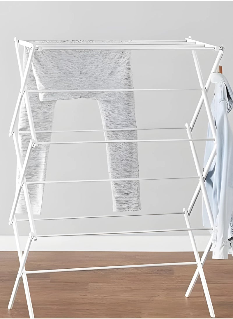 AIWANTO Premium Foldable Portable Adjustable Clothing Rack Dry Cloth Drying Rack Stand Cloth Rack Hanger Clothes Rack for Air Drying Clothing Sturdy Durable Laundry Drying Stand for Indoor Outdoor  - Image 1