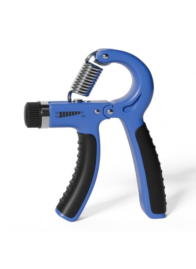 Lifelong - Hand Gripper - Hand Grip For Men & Women - Adjustable Resistance 5-60Kg -Forearm Strengthener - Physiotherapy Equipment For Hand-Forearm Gripper - Gym Accessories For Finger Exercise (Blue) - Image 1