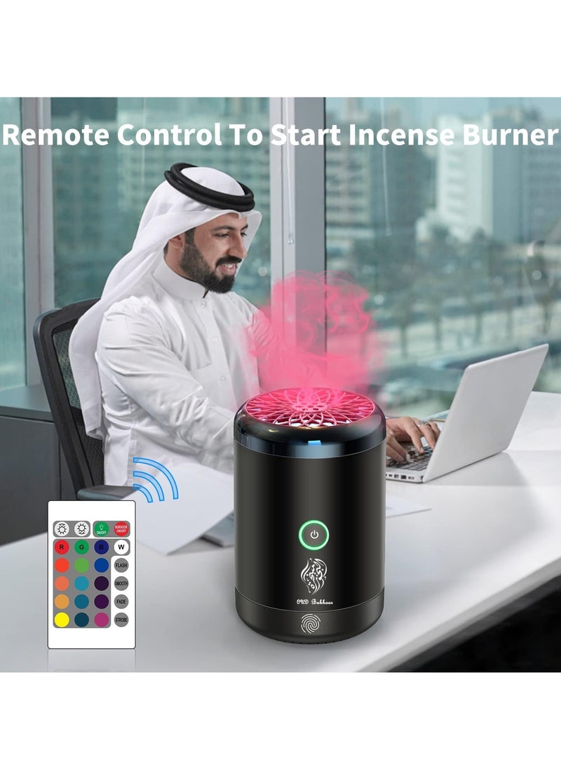 عود بخور مبخرة كهربائية ملونة جديدة مع أضواء LED  - Image 5