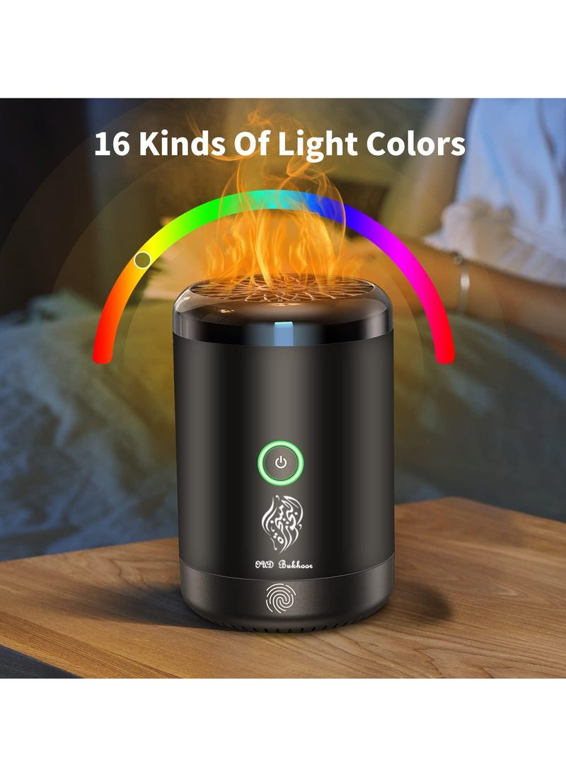 عود بخور مبخرة كهربائية ملونة جديدة مع أضواء LED  - Image 3