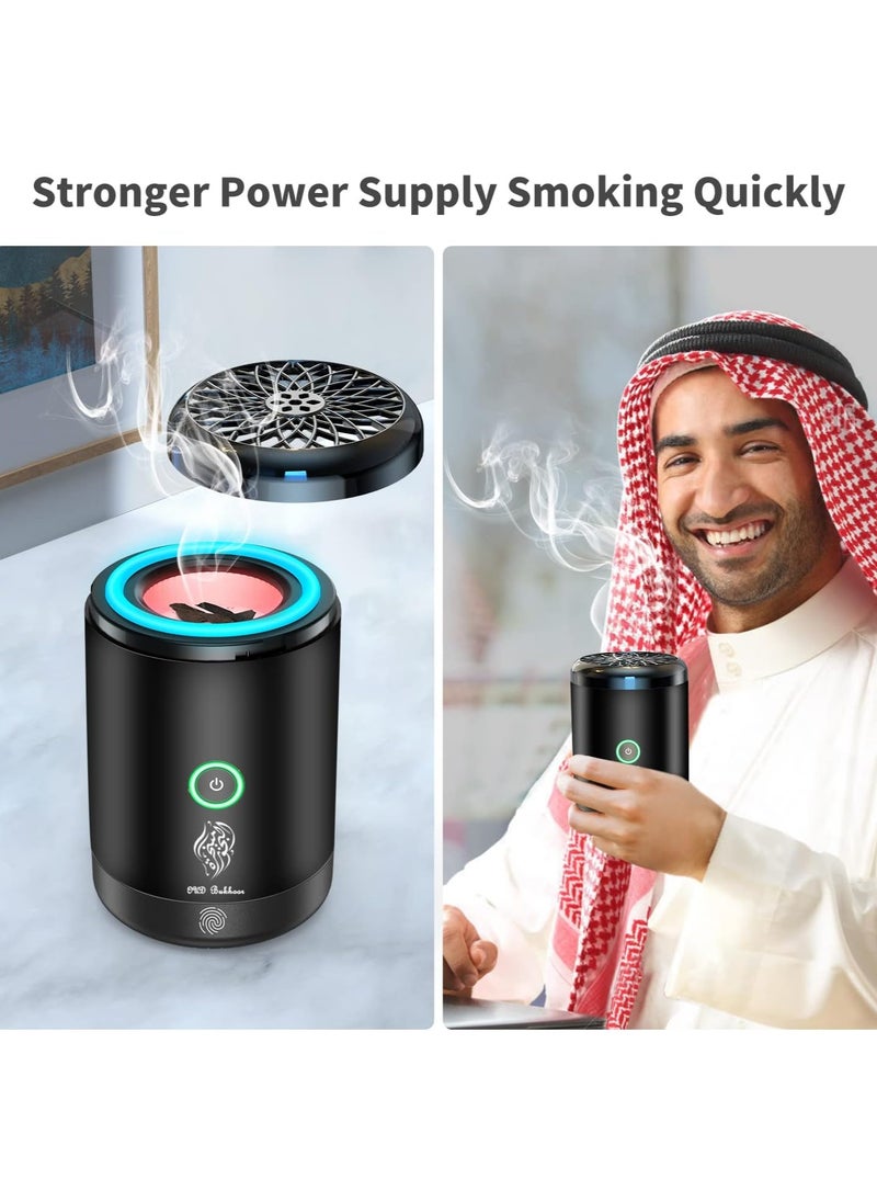عود بخور مبخرة كهربائية ملونة جديدة مع أضواء LED  - Image 4