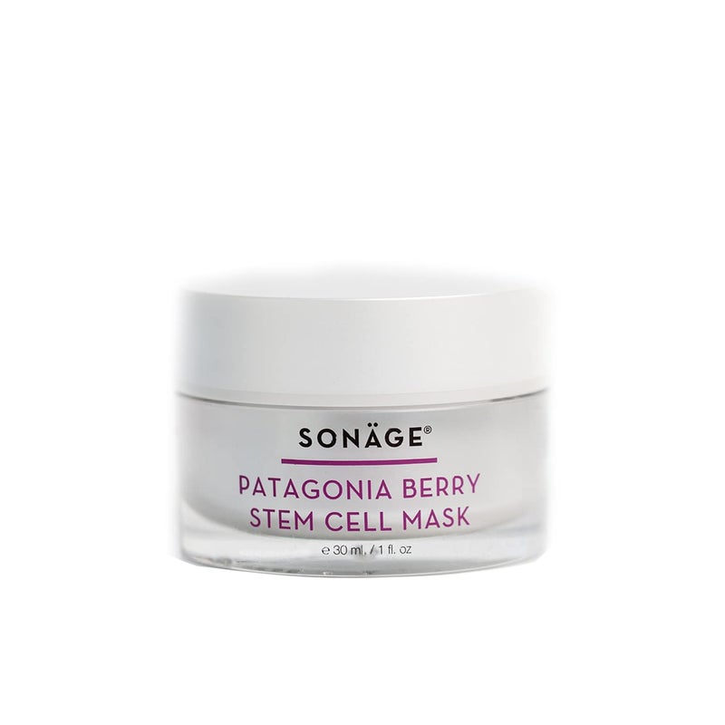 SONAGE Patagonia Berry Stem Cell Face Mask | Stimulates, Instantly Plumps and Oxygenates Skin| Infused with Maqui Berry and Plant Stem Cell Extract | Gentle For All Skin Types - Image 1