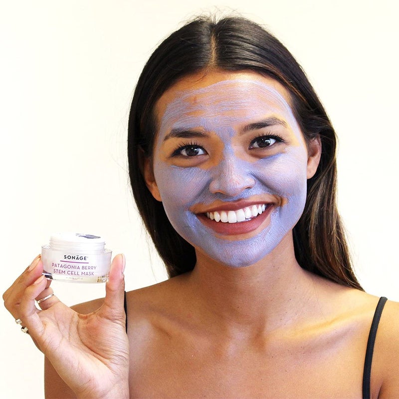 SONAGE Patagonia Berry Stem Cell Face Mask | Stimulates, Instantly Plumps and Oxygenates Skin| Infused with Maqui Berry and Plant Stem Cell Extract | Gentle For All Skin Types - Image 4
